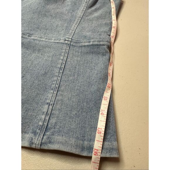 ARITZIA Denim Forum Women's 7 Yrs Bleu Taboo The '90s Denim Bustier Large NWT - Picture 9 of 9